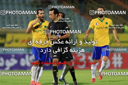 1254026, Abadan, , Iran Pro League، Persian Gulf Cup، 2018-19 season، First Leg، Week 7، Sanat Naft Abadan ۱ v 2 Paykan on 2018/09/21 at Takhti Stadium Abadan