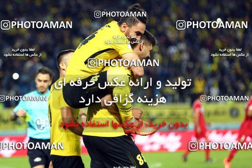 1285425, Isfahan, , لیگ برتر فوتبال ایران، Persian Gulf Cup، Week 9، First Leg، Sepahan 3 v 2 Nassaji Qaemshahr on 2018/10/19 at Naghsh-e Jahan Stadium