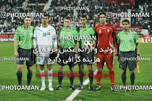 1291153, Doha, , مسابقات فوتبال جام ملت های آسیا 2011 قطر, Group stage, Iraq [*parameter:140*] v [*parameter:139*] Iran on 2011/01/11 at Al RayyanStadium