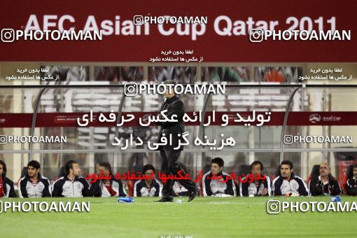 1291182, Doha, , مسابقات فوتبال جام ملت های آسیا 2011 قطر, Group stage, Iraq [*parameter:140*] v [*parameter:139*] Iran on 2011/01/11 at Al RayyanStadium