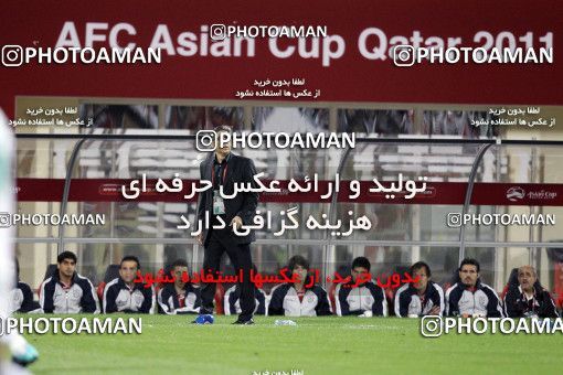 1291109, Doha, , مسابقات فوتبال جام ملت های آسیا 2011 قطر, Group stage, Iraq [*parameter:140*] v [*parameter:139*] Iran on 2011/01/11 at Al RayyanStadium