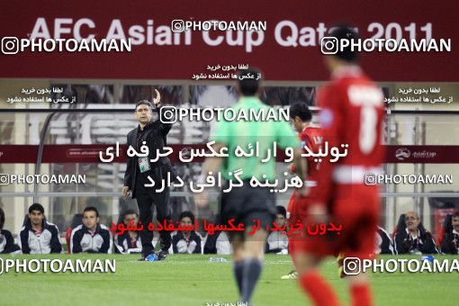 1291118, Doha, , مسابقات فوتبال جام ملت های آسیا 2011 قطر, Group stage, Iraq [*parameter:140*] v [*parameter:139*] Iran on 2011/01/11 at Al RayyanStadium