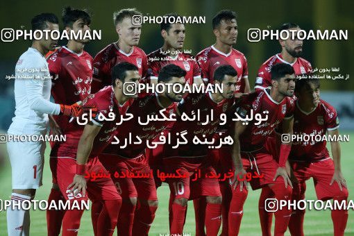 1294517, Abadan, , لیگ برتر فوتبال ایران، Persian Gulf Cup، Week 9، First Leg، Sanat Naft Abadan 2 v 1 Tractor Sazi on 2018/10/20 at Takhti Stadium Abadan