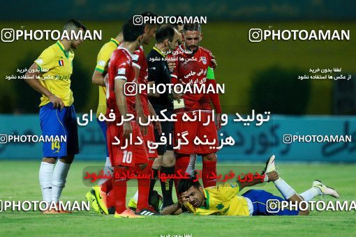 1294690, Abadan, , Iran Pro League، Persian Gulf Cup، 2018-19 season، First Leg، Week 9، Sanat Naft Abadan 2 v ۱ Tractor S.C. on 2018/10/20 at Takhti Stadium Abadan