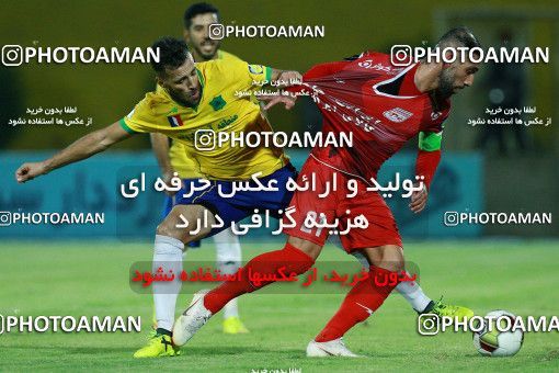 1294728, Abadan, , Iran Pro League، Persian Gulf Cup، 2018-19 season، First Leg، Week 9، Sanat Naft Abadan 2 v ۱ Tractor S.C. on 2018/10/20 at Takhti Stadium Abadan