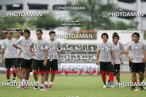 1298035, Kuala Lumpur, , مسابقات فوتبال جام ملت های آسیا 2007 مالزی, Iran National Football Team Training Session on 2007/07/06 at مجموعه ورزشی پتالیگ جایا کوالالامپور