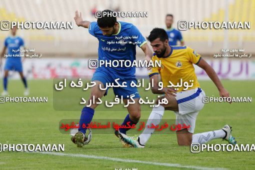 1304492, Ahvaz, , Iran Pro League، Persian Gulf Cup، 2018-19 season، First Leg، Week 11، Esteghlal Khouzestan ۱ v 2 Naft M Soleyman on 2018/11/02 at Ahvaz Ghadir Stadium