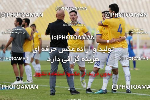 1304499, Ahvaz, , Iran Pro League، Persian Gulf Cup، 2018-19 season، First Leg، Week 11، Esteghlal Khouzestan ۱ v 2 Naft M Soleyman on 2018/11/02 at Ahvaz Ghadir Stadium