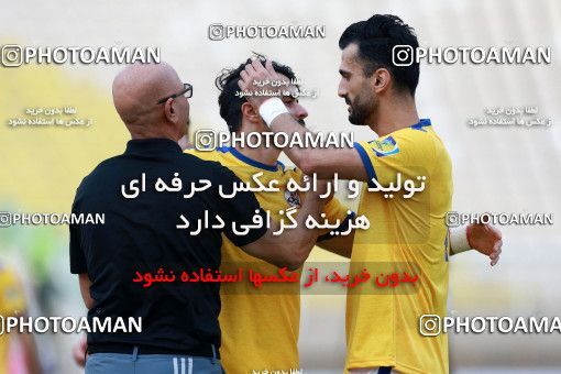 1304688, Ahvaz, , Iran Pro League، Persian Gulf Cup، 2018-19 season، First Leg، Week 11، Esteghlal Khouzestan ۱ v 2 Naft M Soleyman on 2018/11/02 at Ahvaz Ghadir Stadium