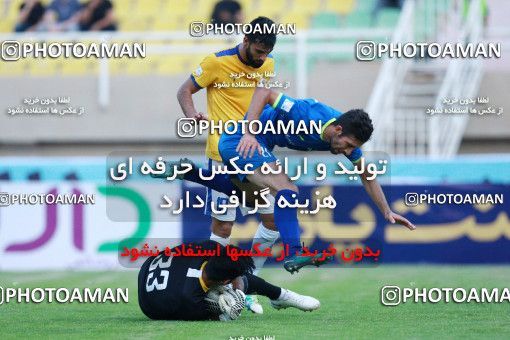 1304646, Ahvaz, , Iran Pro League، Persian Gulf Cup، 2018-19 season، First Leg، Week 11، Esteghlal Khouzestan ۱ v 2 Naft M Soleyman on 2018/11/02 at Ahvaz Ghadir Stadium