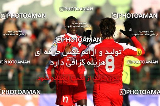 1319408, Hamedan, Iran, Iran Pro League، Persian Gulf Cup، 2008-09 season، Second Leg، Week 19، PAS Hamedan F.C. ۰ v 3 Persepolis on 2008/12/13 at Shahid Mofatteh Stadium