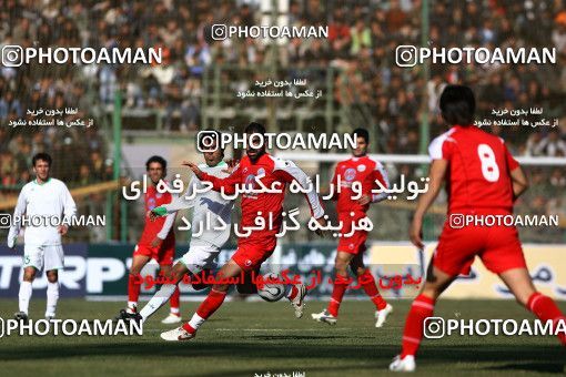 1319057, Isfahan,Fooladshahr, , Iran Pro League، Persian Gulf Cup، 2008-09 season، Second Leg، Week 21، Zob Ahan Esfahan 3 v ۱ Persepolis on 2009/01/03 at Foolad Shahr Stadium