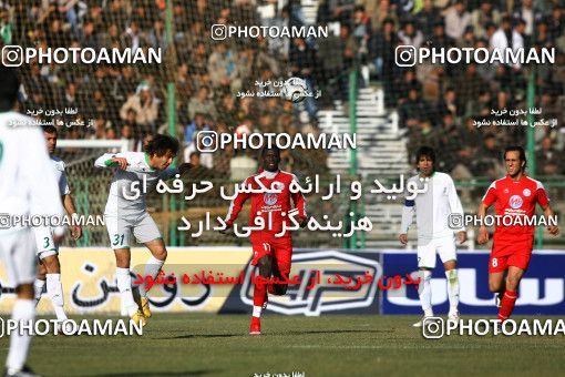 1318921, Isfahan,Fooladshahr, , لیگ برتر فوتبال ایران، Persian Gulf Cup، Week 21، Second Leg، Zob Ahan Esfahan 3 v 1 Persepolis on 2009/01/03 at Foolad Shahr Stadium