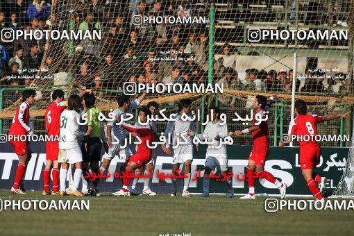 1317918, Isfahan,Fooladshahr, , لیگ برتر فوتبال ایران، Persian Gulf Cup، Week 21، Second Leg، Zob Ahan Esfahan 3 v 1 Persepolis on 2009/01/03 at Foolad Shahr Stadium