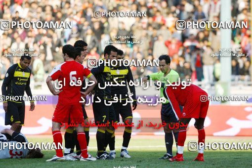 1318658, Tehran, , Iran Pro League، Persian Gulf Cup، 2008-09 season، Second Leg، Week 22، Persepolis ۱ v ۰ Foulad Khouzestan on 2009/01/16 at Azadi Stadium