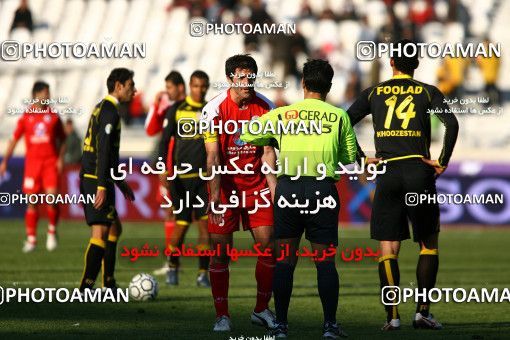 1318614, Tehran, , Iran Pro League، Persian Gulf Cup، 2008-09 season، Second Leg، Week 22، Persepolis ۱ v ۰ Foulad Khouzestan on 2009/01/16 at Azadi Stadium