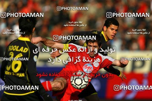 1318800, Tehran, , Iran Pro League، Persian Gulf Cup، 2008-09 season، Second Leg، Week 22، Persepolis ۱ v ۰ Foulad Khouzestan on 2009/01/16 at Azadi Stadium