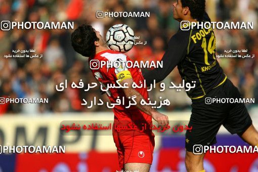 1318842, Tehran, , Iran Pro League، Persian Gulf Cup، 2008-09 season، Second Leg، Week 22، Persepolis ۱ v ۰ Foulad Khouzestan on 2009/01/16 at Azadi Stadium