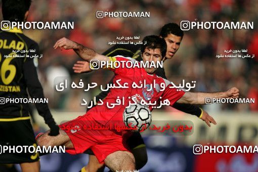 1317707, Tehran, , Iran Pro League، Persian Gulf Cup، 2008-09 season، Second Leg، Week 22، Persepolis ۱ v ۰ Foulad Khouzestan on 2009/01/16 at Azadi Stadium