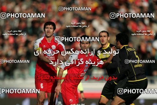 1317558, Tehran, , Iran Pro League، Persian Gulf Cup، 2008-09 season، Second Leg، Week 22، Persepolis ۱ v ۰ Foulad Khouzestan on 2009/01/16 at Azadi Stadium