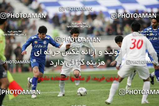 1318525, Tehran, Iran, Iran Pro League، Persian Gulf Cup، 2008-09 season، Second Leg، Week 23، Esteghlal 2 v ۱ Saba Qom on 2009/01/23 at Azadi Stadium