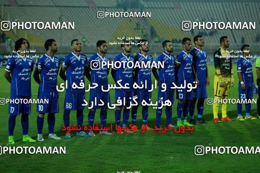 1321983, Ahvaz, , Iran Pro League، Persian Gulf Cup، 2018-19 season، First Leg، Week 13، Esteghlal Khouzestan ۰ v ۱ Esteghlal on 2018/11/25 at Ahvaz Ghadir Stadium