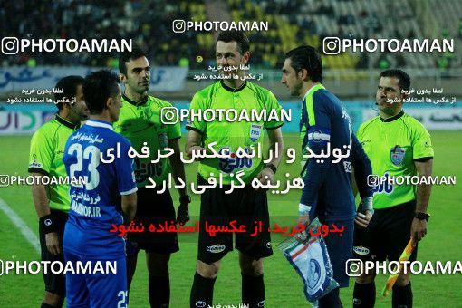 1322015, Ahvaz, , Iran Pro League، Persian Gulf Cup، 2018-19 season، First Leg، Week 13، Esteghlal Khouzestan ۰ v ۱ Esteghlal on 2018/11/25 at Ahvaz Ghadir Stadium