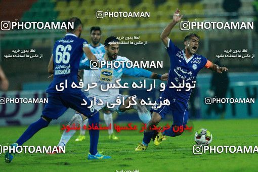 1321931, Ahvaz, , Iran Pro League، Persian Gulf Cup، 2018-19 season، First Leg، Week 13، Esteghlal Khouzestan ۰ v ۱ Esteghlal on 2018/11/25 at Ahvaz Ghadir Stadium