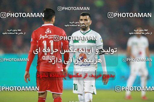 1331202, Tehran, Iran, Iran Pro League، Persian Gulf Cup، 2018-19 season، First Leg، Week 11، Persepolis ۱ v ۰ Zob Ahan Esfahan on 2018/12/04 at Azadi Stadium