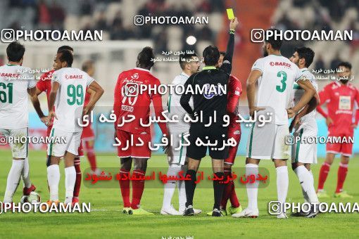 1409219, Tehran, Iran, Iran Pro League، Persian Gulf Cup، 2018-19 season، First Leg، Week 11، Persepolis ۱ v ۰ Zob Ahan Esfahan on 2018/12/04 at Azadi Stadium