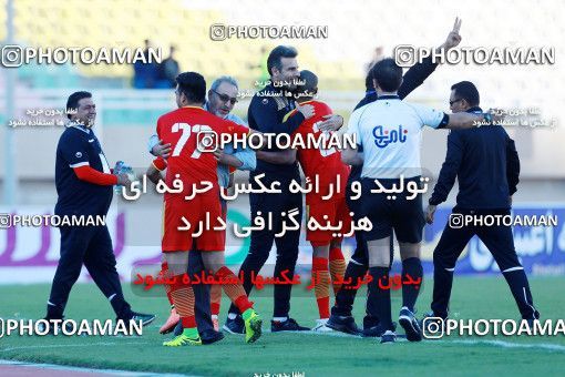 1331950, Ahvaz, , Iran Pro League، Persian Gulf Cup، 2018-19 season، First Leg، Week 14، Foulad Khouzestan ۱ v ۱ Zob Ahan Esfahan on 2018/11/28 at Ahvaz Ghadir Stadium