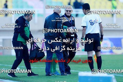 1331757, Ahvaz, , Iran Pro League، Persian Gulf Cup، 2018-19 season، First Leg، Week 14، Foulad Khouzestan ۱ v ۱ Zob Ahan Esfahan on 2018/11/28 at Ahvaz Ghadir Stadium