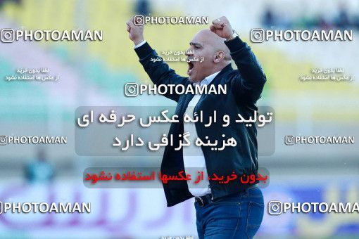 1331745, Ahvaz, , لیگ برتر فوتبال ایران، Persian Gulf Cup، Week 14، First Leg، Foulad Khouzestan 1 v 1 Zob Ahan Esfahan on 2018/11/28 at Ahvaz Ghadir Stadium