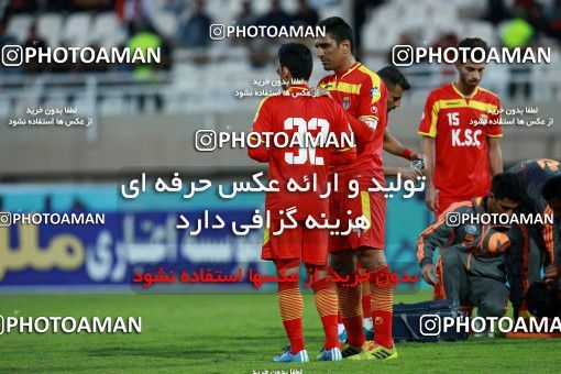 1331810, Ahvaz, , Iran Pro League، Persian Gulf Cup، 2018-19 season، First Leg، Week 14، Foulad Khouzestan ۱ v ۱ Zob Ahan Esfahan on 2018/11/28 at Ahvaz Ghadir Stadium