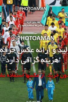 1349238, Tehran, , Iran Pro League، Persian Gulf Cup، 2018-19 season، First Leg، Week 15، Persepolis 3 v ۱ Pars Jonoubi Jam on 2018/12/14 at Azadi Stadium