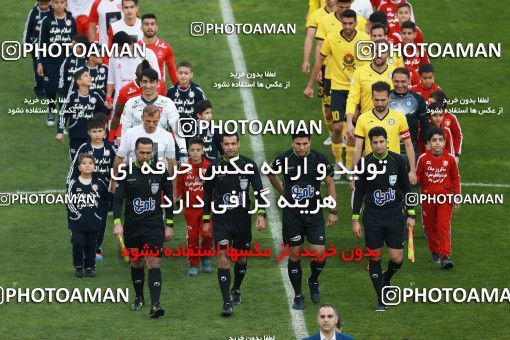 1349074, Tehran, , Iran Pro League، Persian Gulf Cup، 2018-19 season، First Leg، Week 15، Persepolis 3 v ۱ Pars Jonoubi Jam on 2018/12/14 at Azadi Stadium