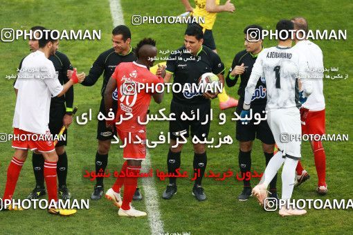 1349162, Tehran, , Iran Pro League، Persian Gulf Cup، 2018-19 season، First Leg، Week 15، Persepolis 3 v ۱ Pars Jonoubi Jam on 2018/12/14 at Azadi Stadium