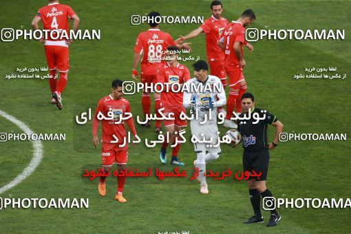 1349136, Tehran, , Iran Pro League، Persian Gulf Cup، 2018-19 season، First Leg، Week 15، Persepolis 3 v ۱ Pars Jonoubi Jam on 2018/12/14 at Azadi Stadium