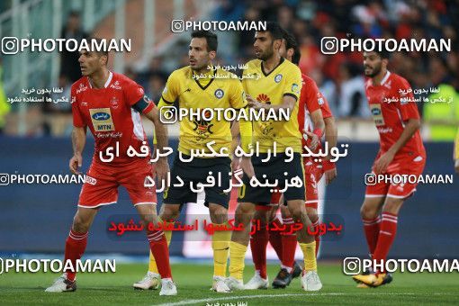 1349174, Tehran, , Iran Pro League، Persian Gulf Cup، 2018-19 season، First Leg، Week 15، Persepolis 3 v ۱ Pars Jonoubi Jam on 2018/12/14 at Azadi Stadium