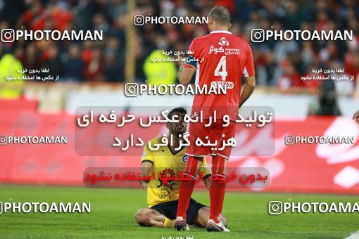 1349478, Tehran, , Iran Pro League، Persian Gulf Cup، 2018-19 season، First Leg، Week 15، Persepolis 3 v ۱ Pars Jonoubi Jam on 2018/12/14 at Azadi Stadium