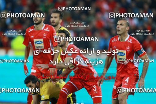 1349509, Tehran, , Iran Pro League، Persian Gulf Cup، 2018-19 season، First Leg، Week 15، Persepolis 3 v ۱ Pars Jonoubi Jam on 2018/12/14 at Azadi Stadium