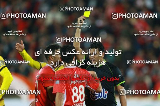 1349266, Tehran, , Iran Pro League، Persian Gulf Cup، 2018-19 season، First Leg، Week 15، Persepolis 3 v ۱ Pars Jonoubi Jam on 2018/12/14 at Azadi Stadium