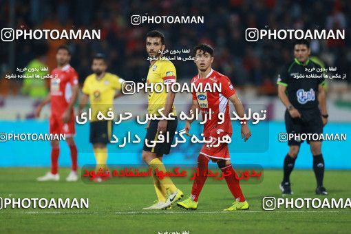 1349455, Tehran, , Iran Pro League، Persian Gulf Cup، 2018-19 season، First Leg، Week 15، Persepolis 3 v ۱ Pars Jonoubi Jam on 2018/12/14 at Azadi Stadium