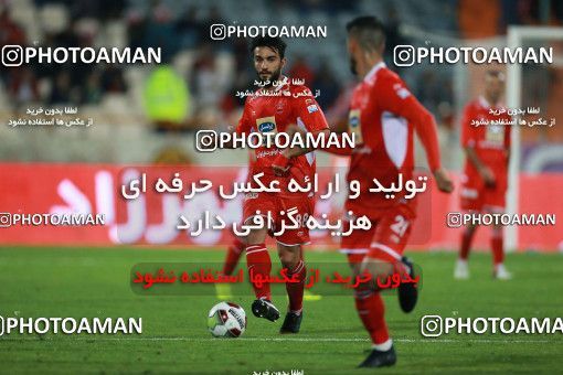 1349400, Tehran, , Iran Pro League، Persian Gulf Cup، 2018-19 season، First Leg، Week 15، Persepolis 3 v ۱ Pars Jonoubi Jam on 2018/12/14 at Azadi Stadium