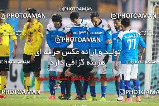 1373068, Tehran,Shahr Qods, , Iran Pro League، Persian Gulf Cup، 2018-19 season، Second Leg، Week 17، Paykan ۰ v ۱ Sepahan on 2019/02/15 at Shahr-e Qods Stadium