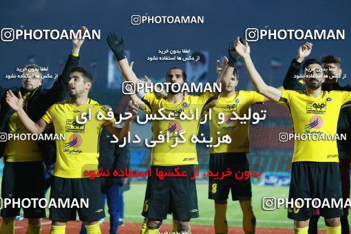 1373154, Tehran,Shahr Qods, , Iran Pro League، Persian Gulf Cup، 2018-19 season، Second Leg، Week 17، Paykan ۰ v ۱ Sepahan on 2019/02/15 at Shahr-e Qods Stadium