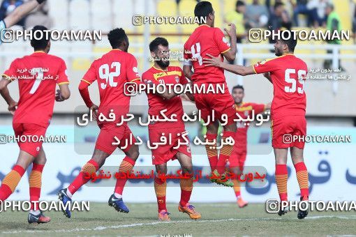 1380907, Ahvaz, , Iran Pro League، Persian Gulf Cup، 2018-19 season، Second Leg، Week 18، Foulad Khouzestan ۱ v ۰ Naft M Soleyman on 2019/02/17 at Ahvaz Ghadir Stadium