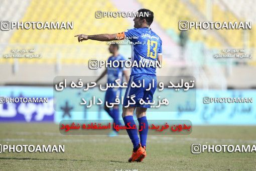 1378843, Ahvaz, , Iran Pro League، Persian Gulf Cup، 2018-19 season، Second Leg، Week 19، Esteghlal Khouzestan ۱ v ۱ Sanat Naft Abadan on 2019/02/22 at Ahvaz Ghadir Stadium