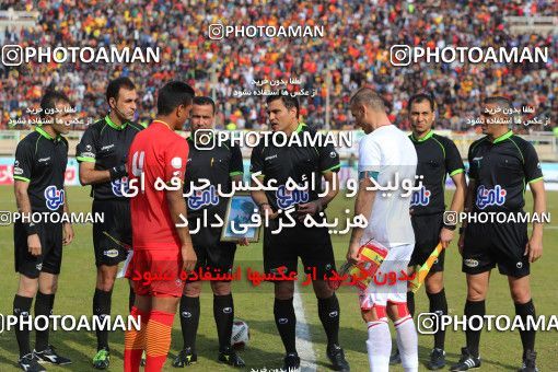 1413810, Ahvaz, , Iran Pro League، Persian Gulf Cup، 2018-19 season، Second Leg، Week 17، Foulad Khouzestan 2 v ۱ Persepolis on 2019/02/10 at Ahvaz Ghadir Stadium