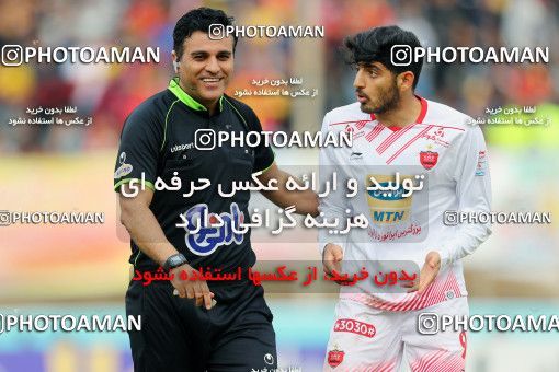 1413824, Ahvaz, , Iran Pro League، Persian Gulf Cup، 2018-19 season، Second Leg، Week 17، Foulad Khouzestan 2 v ۱ Persepolis on 2019/02/10 at Ahvaz Ghadir Stadium